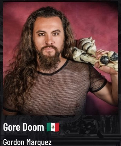 Gordon Marquez during his Circus of Horrors performing